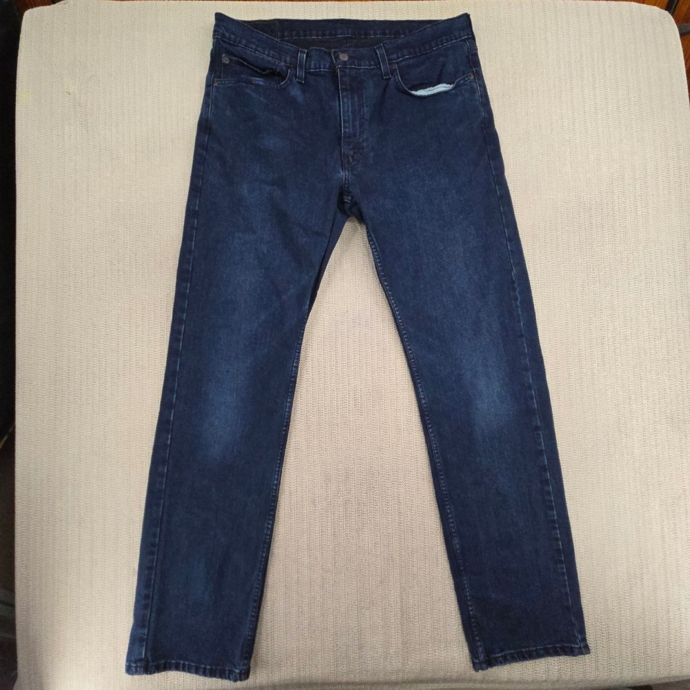 Levi's 559 Relaxed Straight Jeans Mens 36x34 Dark Wash Indigo Denim 00559-0499